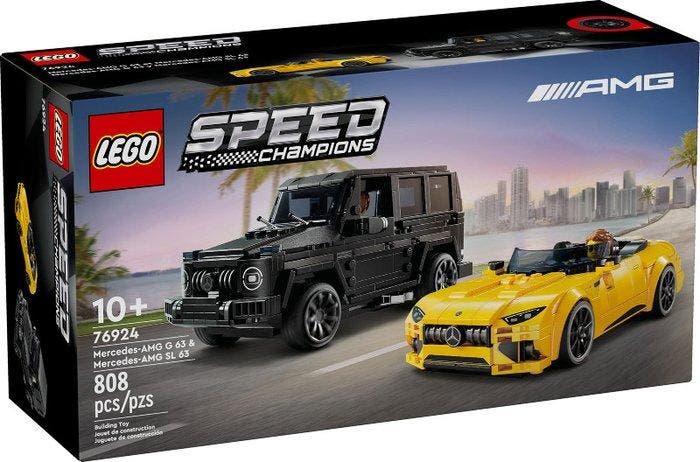 Lego Set - 76924 - Speed Champions - Mercedes-AMG G 63 &, Kinderen en Baby's, Speelgoed | Duplo en Lego
