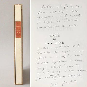 Signé ; Marcel Jouhandeau - Eloge de la volupté [1/107