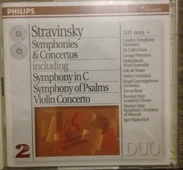 cd - Stravinsky - Symphonies And Concertos, Verzenden, Zo goed als nieuw