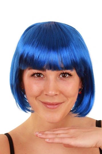 Pruik sensation bobline blauw, Ophalen of Verzenden, Nieuw