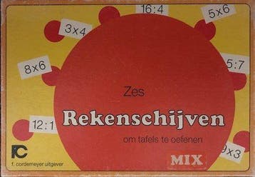Rekenschijven om tafels te oefenen, Verzenden, Nieuw