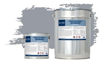 Wixx 2K Epoxy Betonverf - 20L RAL 7040 | Venstergrijs 20L, Verzenden, Nieuw, Verf, 15 tot 20 liter