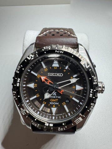 Seiko - Kinetic GMT - Zonder minimumprijs - Heren -