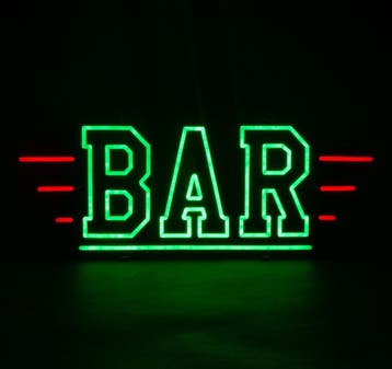 BAR - Sign - meerdere kleuren, Ophalen of Verzenden, Huis en Inrichting