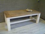 Kloostertafel Verstek - 230 x 100 x 78 cm - Meerdere, Huis en Inrichting, Tafels | Eettafels, Ophalen of Verzenden, Nieuw