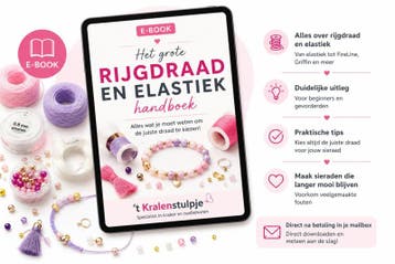 E-Book - Het grote rijgdraad en elastiek handboek, Boeken, Hobby en Vrije tijd, Ophalen of Verzenden, Nieuw
