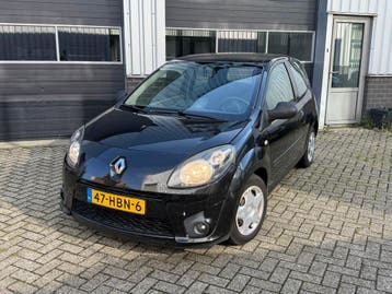 Renault Twingo 1.1 AIRCO/NAP/DB-RIEM VV/ RIJD SCHAKELT GOED, Auto's, Euro 5, Zwart, Zwart, Origineel Nederlands