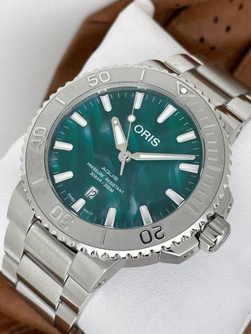 Oris - Aquis Date X Bracenet Automatic - Zonder minimumprijs, Nieuw
