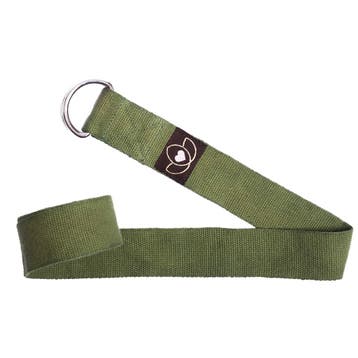 Yoga riem extra lang olijfgroen - Lotus, Verzenden, Nieuw