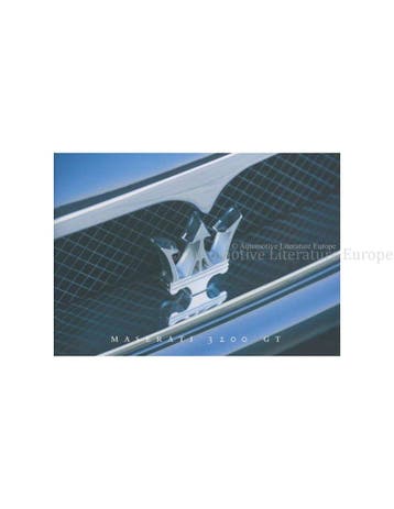 2001 MASERATI 3200 GT BROCHURE ENGELS, Nieuw, Author