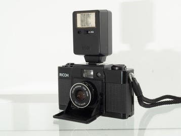 Ricoh FF-1 with Ricoh Speedlite 121A Analoge compactcamera, Nieuw
