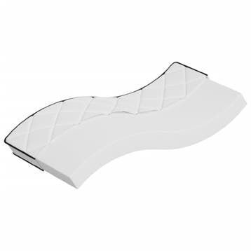 vidaXL Schuimmatras middelzacht 90x190 cm Single Size, Verzenden, Nieuw