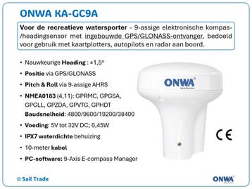 ONWA elektronisch kompas / satelliet kompas / display, Ophalen of Verzenden, Nieuw, Gps of Kompas