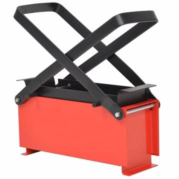 vidaXL Brikettenpers voor papier 34x14x14 cm staal zwart en, Verzenden, Nieuw