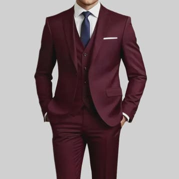 Elegante Heren Kostuum Set - Slim Fit Smoking voor Bruilofte, Verzenden, Nieuw
