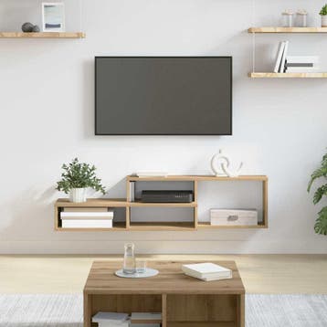 vidaXL TV-stand 120x25x28,5cm Bewerkt hout, Verzenden, Nieuw, Overige houtsoorten, Minder dan 100 cm
