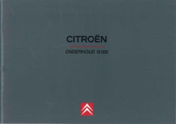 1996 Citroën Xantia onderhoudsboekje Nederlands, Auto diversen, Verzenden