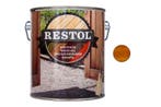 Restol Restol houtolie zijdeglans 5 liter, bruin naturel, Doe-het-zelf en Verbouw, Verf, Beits en Lak, Verzenden, Nieuw