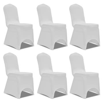 Stoelbekleding Wit 6st | B-keuze | 33% Voordeel, Ophalen of Verzenden, Zo goed als nieuw, Versiering, Geboorte of Huwelijk