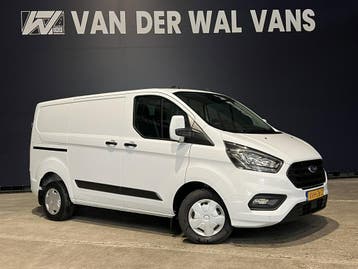 Ford Transit Custom 2.0 TDCI L1H1 Euro6 Airco | Navigatie |, Stof, Gebruikt, Wit, Dealer onderhouden