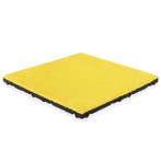 Rubber tegel met EPDM toplaag - 50 x 50 cm - 45 mm - Geel, Tuin en Terras, Verzenden, Nieuw