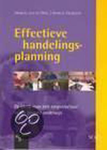 Effectieve handelingsplanning / SOZ - M. van de Wiel, Verzenden, Gelezen, M. van de Wiel