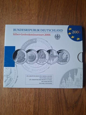 Duitsland. 10 Euro 2006 (5 coins) (Zonder minimumprijs)