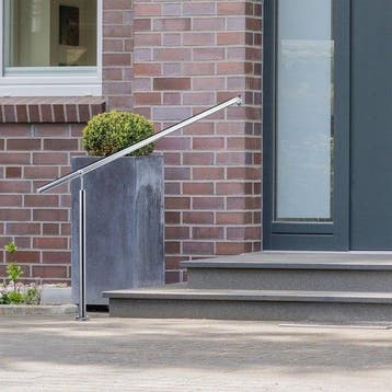 trapleuning voor buiten - 150 cm lengte - rvs - met, Verzenden, Nieuw