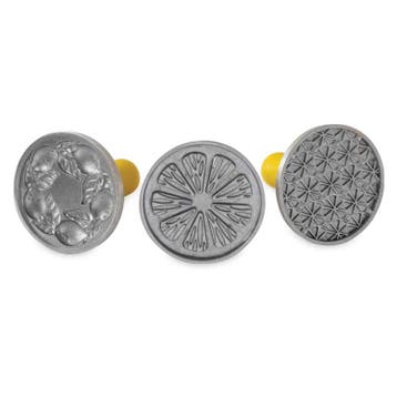Nordic Ware Koekjesstempel Citrus Set/3, Hobby en Vrije tijd, Verzenden, Nieuw
