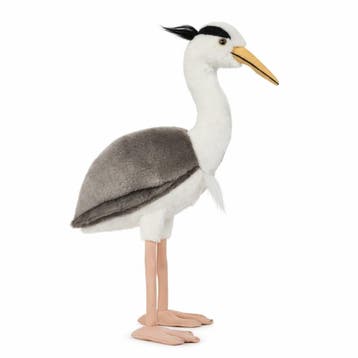 Semo reiger knuffel - pluche - 33 cm - vogel, Verzenden, Nieuw