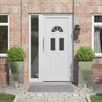 vidaXL Plantenbak 2 pcs Zilver 40 x 40 x 75 cm, Verzenden, Minder dan 60 cm, Nieuw, Metaal