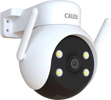 Calex Beveiligingscamera voor Buiten - 2K - Pan Tilt -, Ophalen of Verzenden, Zo goed als nieuw