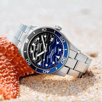 Mido - Ocean Star 39 Blu Automatic - M026.907.11.041000 -, Nieuw