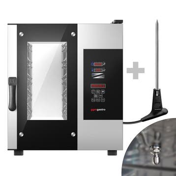 GGM Gastro | Elektrisch-Combisteamer - Digitaal - 5x GN 1/1, Huis en Inrichting, Verzenden, Nieuw