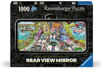 Politie Achtervolging Puzzel (Rearview Mirror) (1000, Verzenden, Nieuw