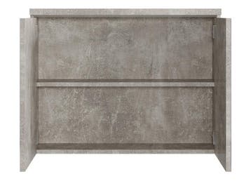Badkamerkast Paso 80 x 20 x 60 cm Beton Grijs Spiegelkast, Verzenden, Nieuw, Spiegelkast