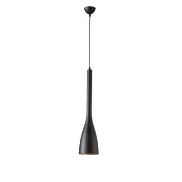 Moderne Zwarte Kegel Hanglamp – Valott Pullo (Hanglampen), Ophalen of Verzenden, Nieuw, Overige materialen
