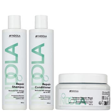 Indola Intense Repair Set - 300+300+250ml, Ophalen of Verzenden, Nieuw, Overige typen