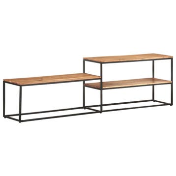 vidaXL Tv-meubel 180x30x50 cm massief acaciahout, Huis en Inrichting, Kasten | Televisiemeubels, Verzenden, 150 tot 200 cm, Nieuw
