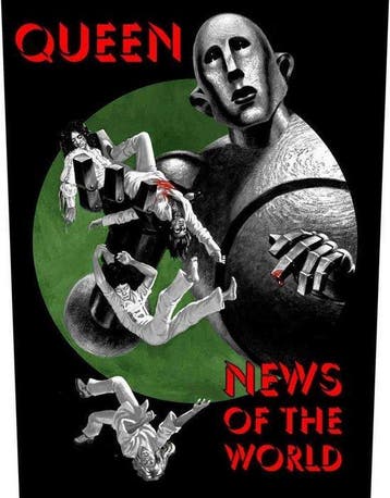 Queen - News of the World - Backpatch officiële merchandise, Ophalen of Verzenden, Nieuw, Kleding