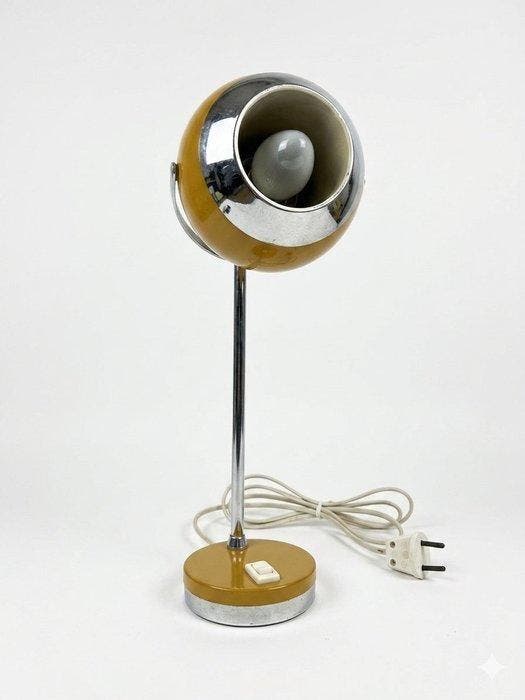 Lamp - Staal - Space age eyeball lamp, Antiek en Kunst, Kunst | Designobjecten