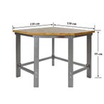 Werkbank hoekstuk - hoekopstelling  - Hoek werkbank grijs, Ophalen of Verzenden, Nieuw