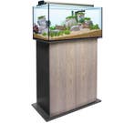 Aquatank 82x40x40cm aquarium + meubel silver oak, Ophalen of Verzenden, Nieuw, Leeg aquarium