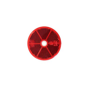 Reflector Rond Ø60mm Rood, Ophalen of Verzenden, Nieuw