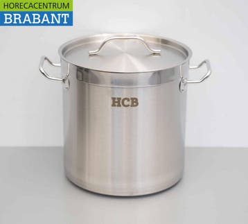 HCB RVS Soeppan Kookpan Pan Inductie 26 x 26 cm 12 liter, Ophalen of Verzenden, Nieuw in verpakking
