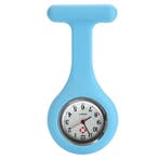 Fako - Verpleegstershorloge - Siliconen Uni - Babyblauw, Verzenden, Nieuw