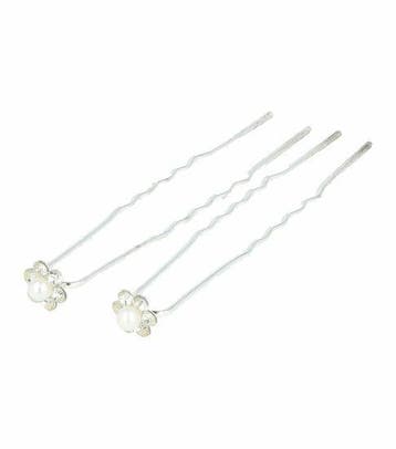 Haarspeld Haarpinnen 7cm - Bloem Strass Steentjes Parel -, Sieraden, Tassen en Uiterlijk, Nieuw