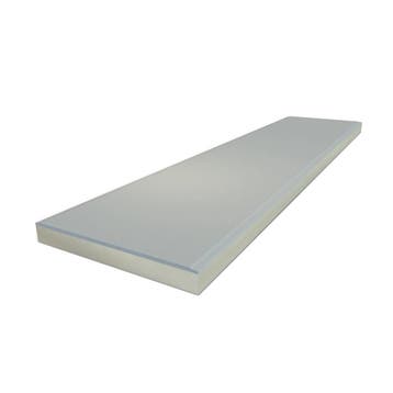 PIR+Gips AK 2600x600x120+12,5mm Rd:5.45 (=1,56 mÂ²), Minder dan 4 cm, Nieuw, Hardschuim (Pir), Minder dan 5 m²