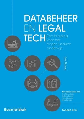 9789462909243 Databeheer en legal tech | Tweedehands, Verzenden, Zo goed als nieuw, I. Timmer