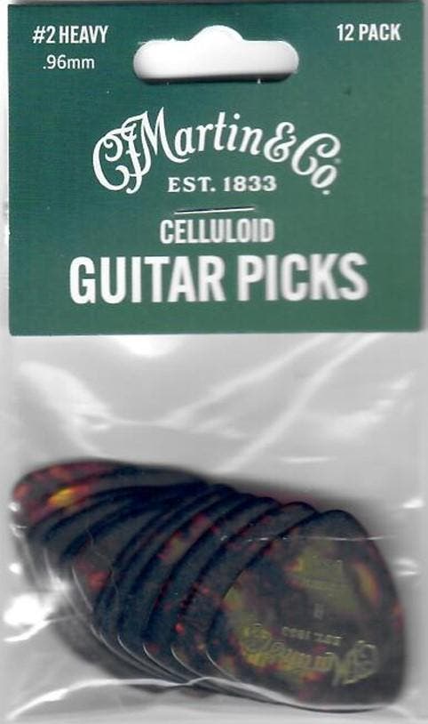 Martin 18A0054 346 plectrum heavy 0.96 mm 12-pack, Muziek en Instrumenten, Instrumenten | Toebehoren, Elektrische basgitaar, Nieuw